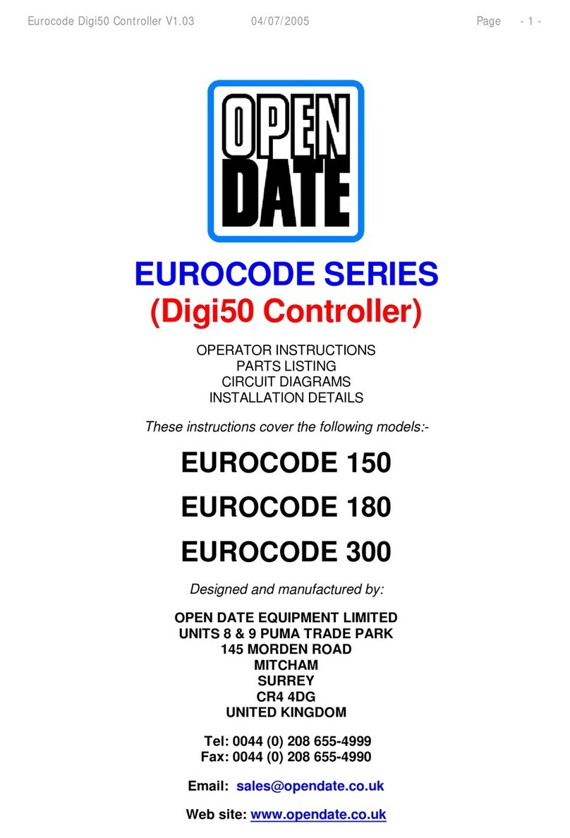 Open Date EUROCODE 150 Specifications