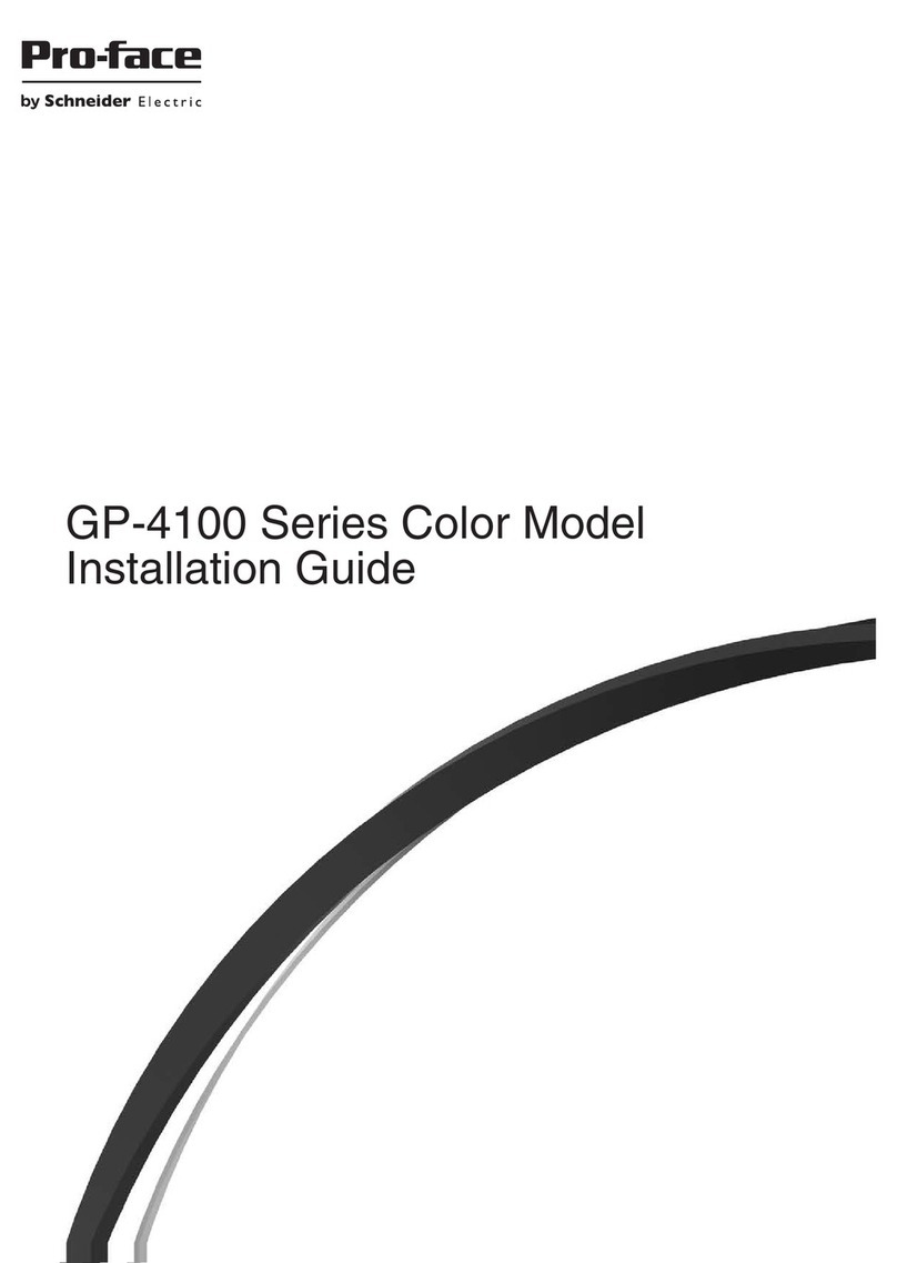 Pro-face GP-4114T installation guide