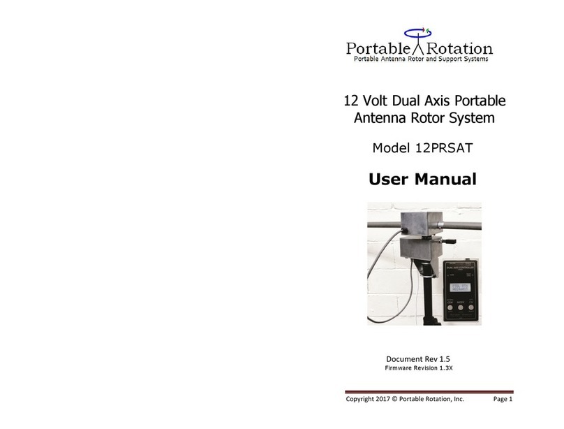 Portable Rotation 12PRSAT user manual