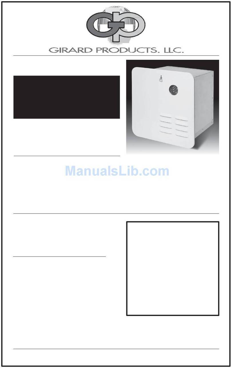 Girard Products WUD owner's manual