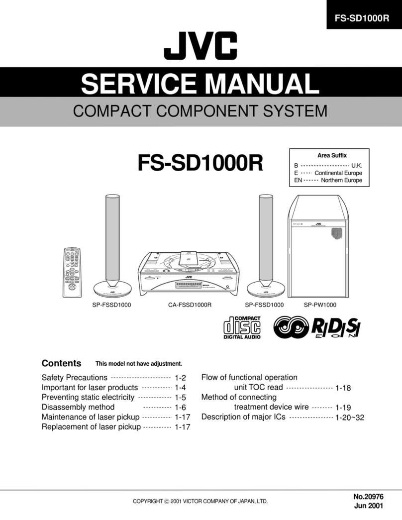 JVC CA-FSSD1000R User manual