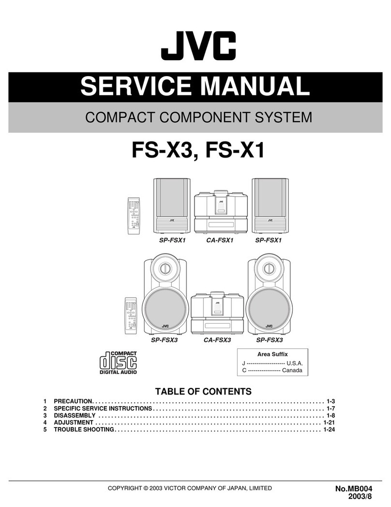 JVC FS-X 3 User manual JVC FS-X 3 User manual