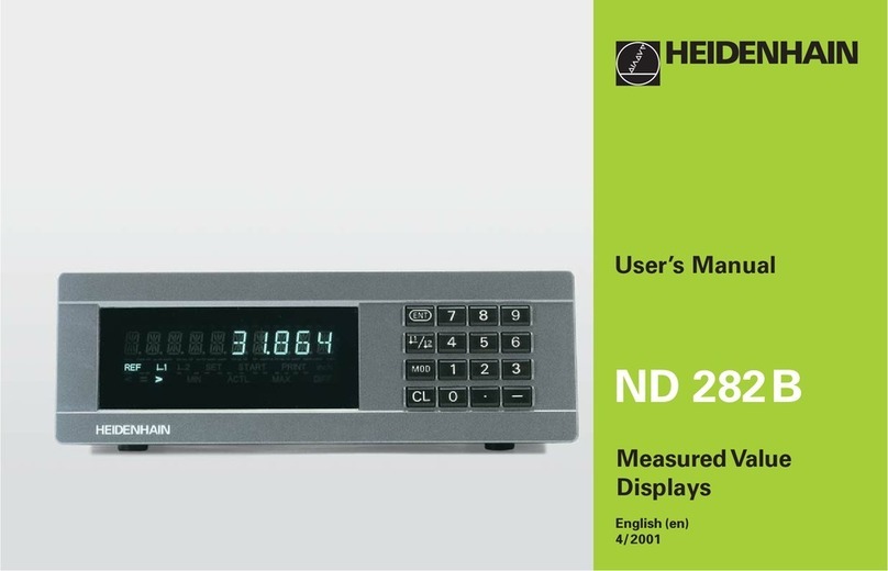 HEIDENHAIN ND 282B User manual