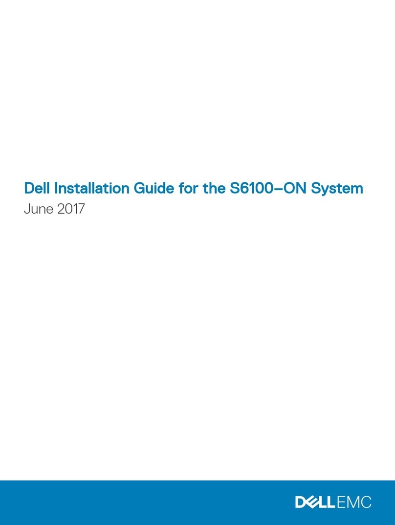 Dell S6100 installation guide Dell S6100 installation guide