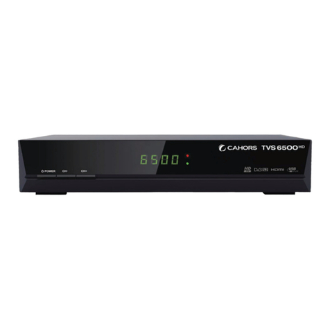 cahors TVS 6500GD instruction manual