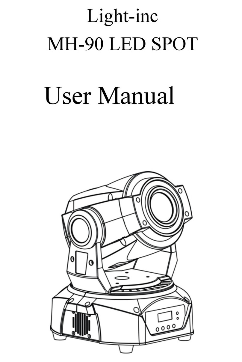 LIGHTINC MH-90 user manual