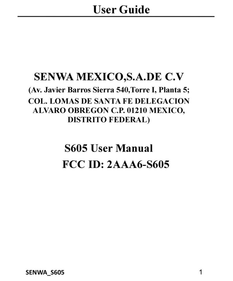 Senwa S605 User manual