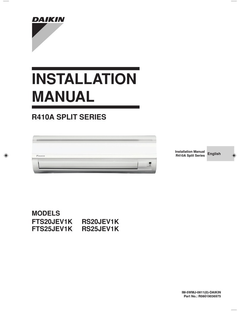 Daikin FTS20JEV1K User manual