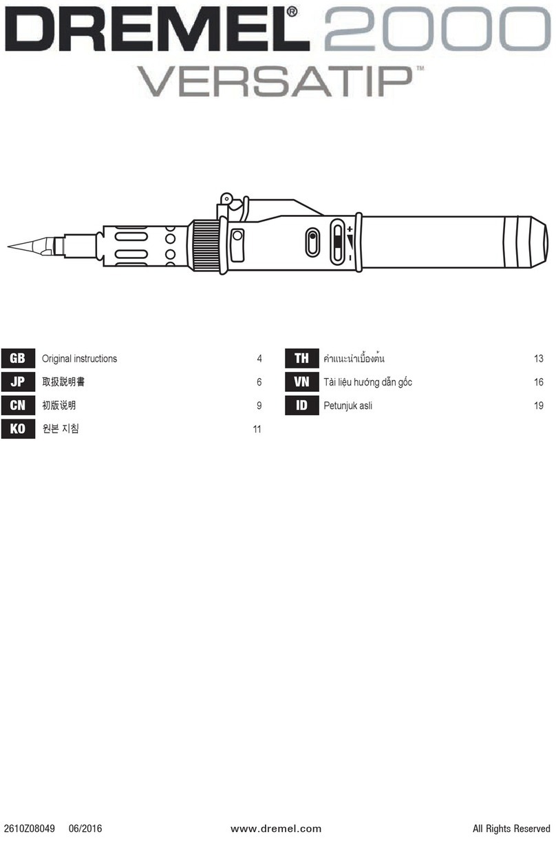 Dremel 2000 Versatip User manual