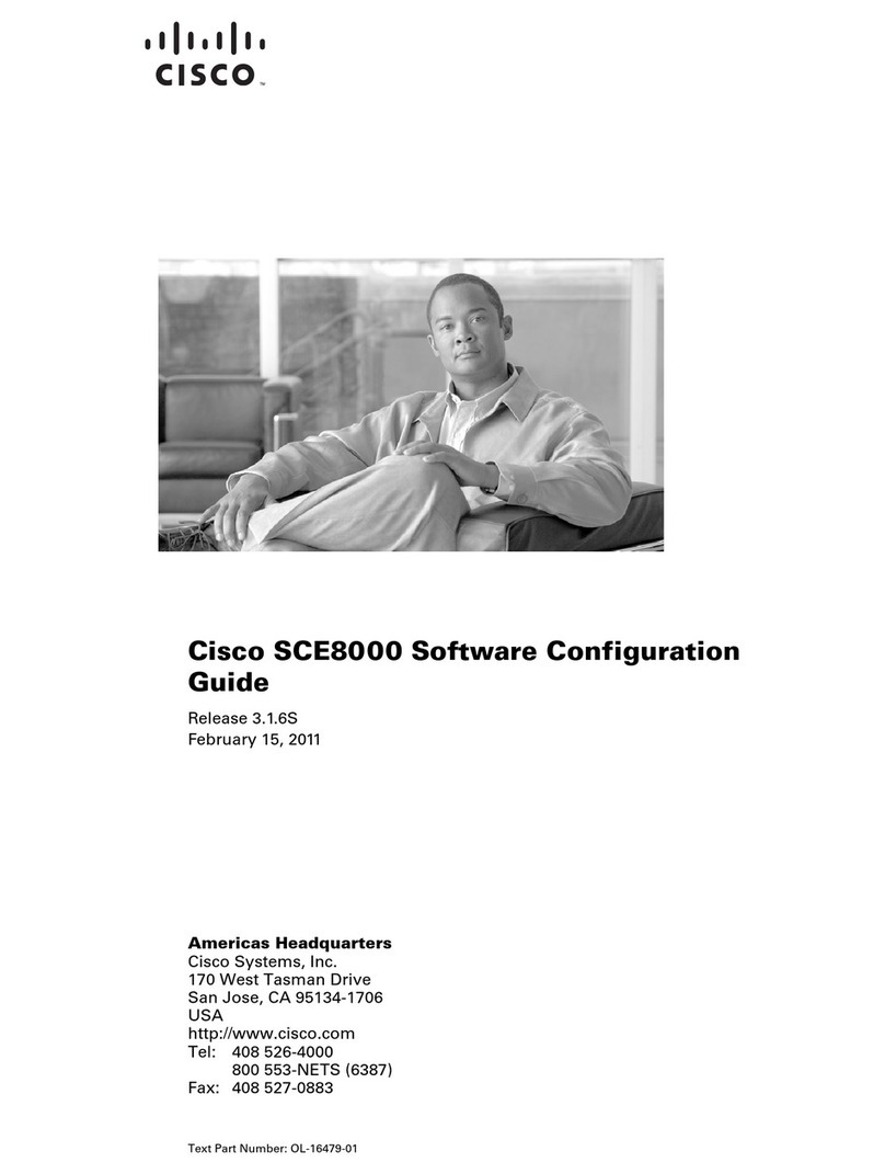Cisco SCE8000 GBE Configuration guide