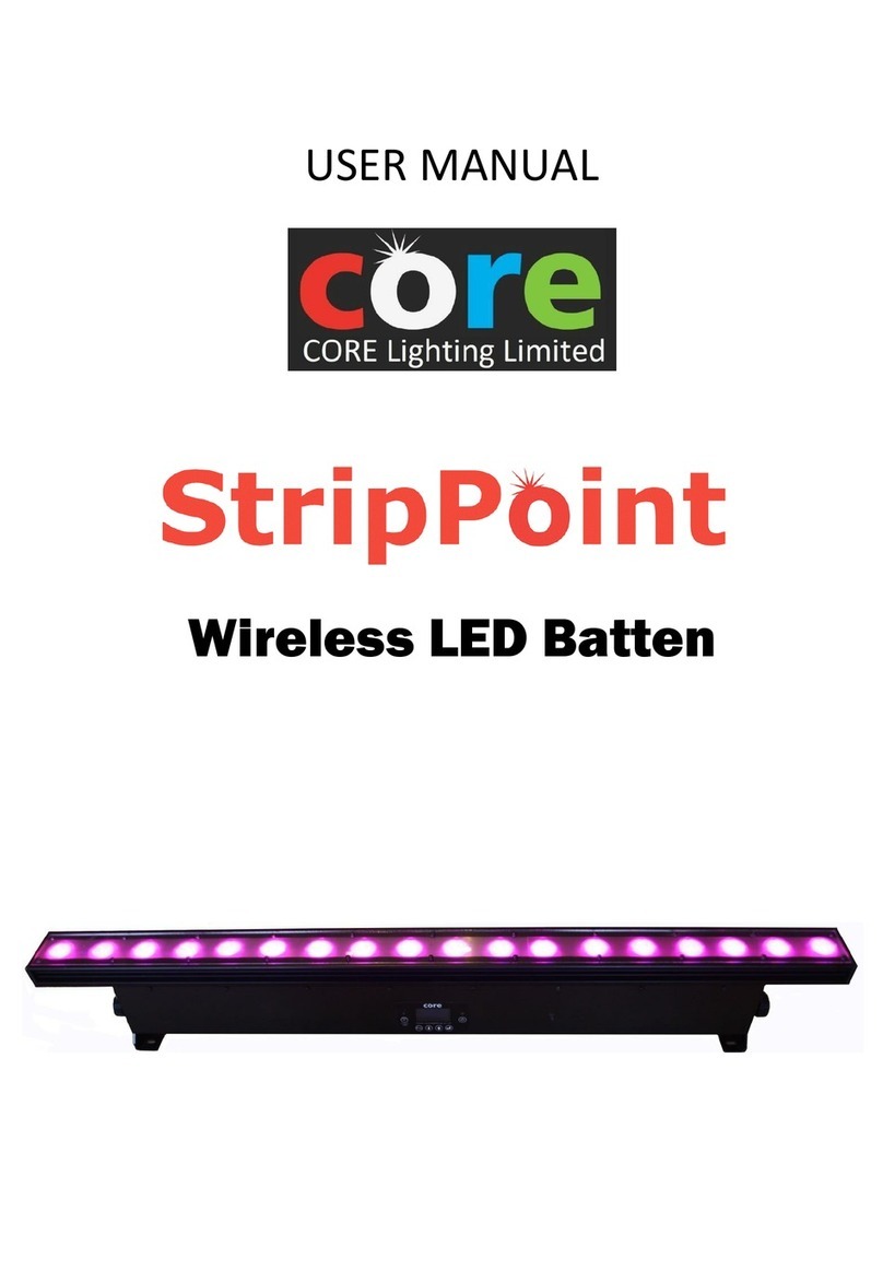 Core Lighting StripPoint user manual