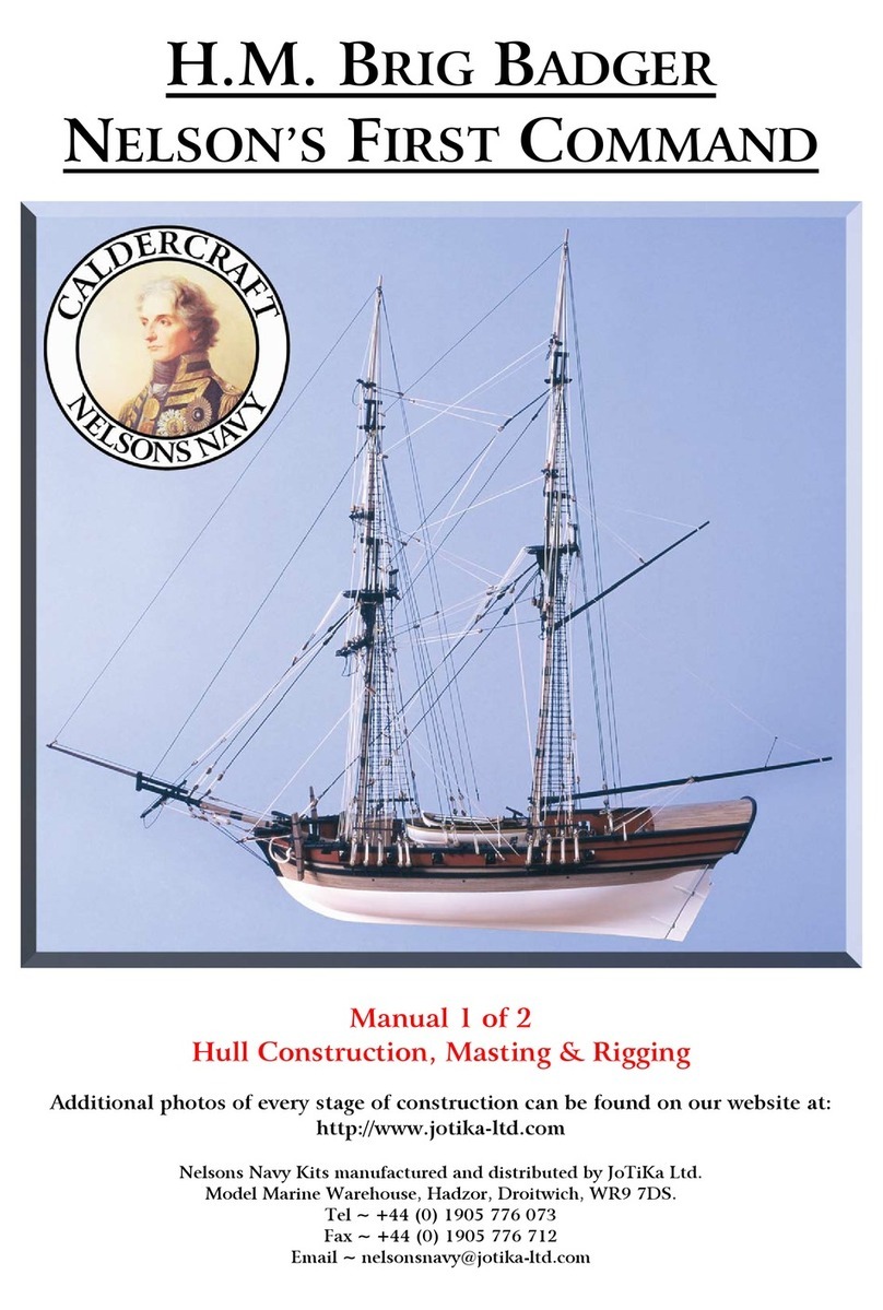Jotika H.M. Brig Badger Assembly manual