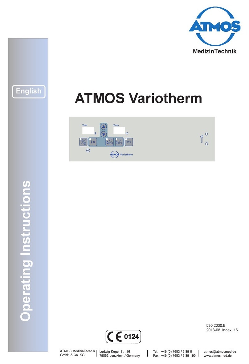 Atmos Variotherm operating instructions