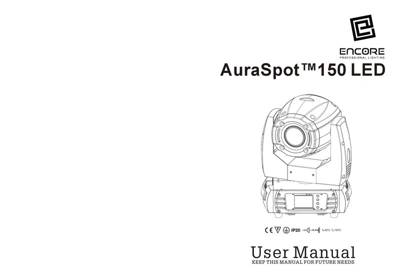 Encore AuraSpot 150 LED user manual