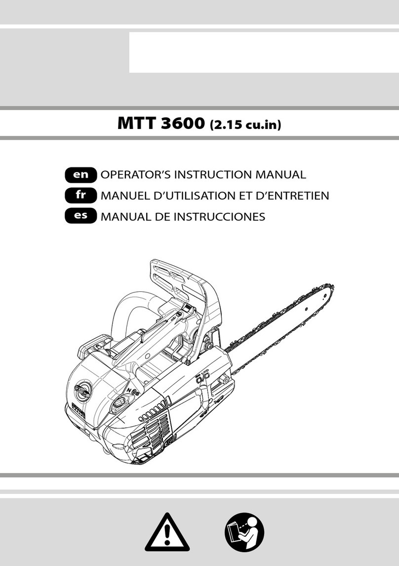 Efco Power MTT 3600 Operator's instruction manual
