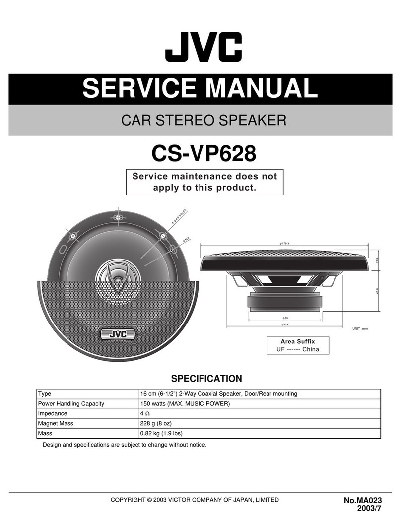 JVC CS-VP628 Service manual
