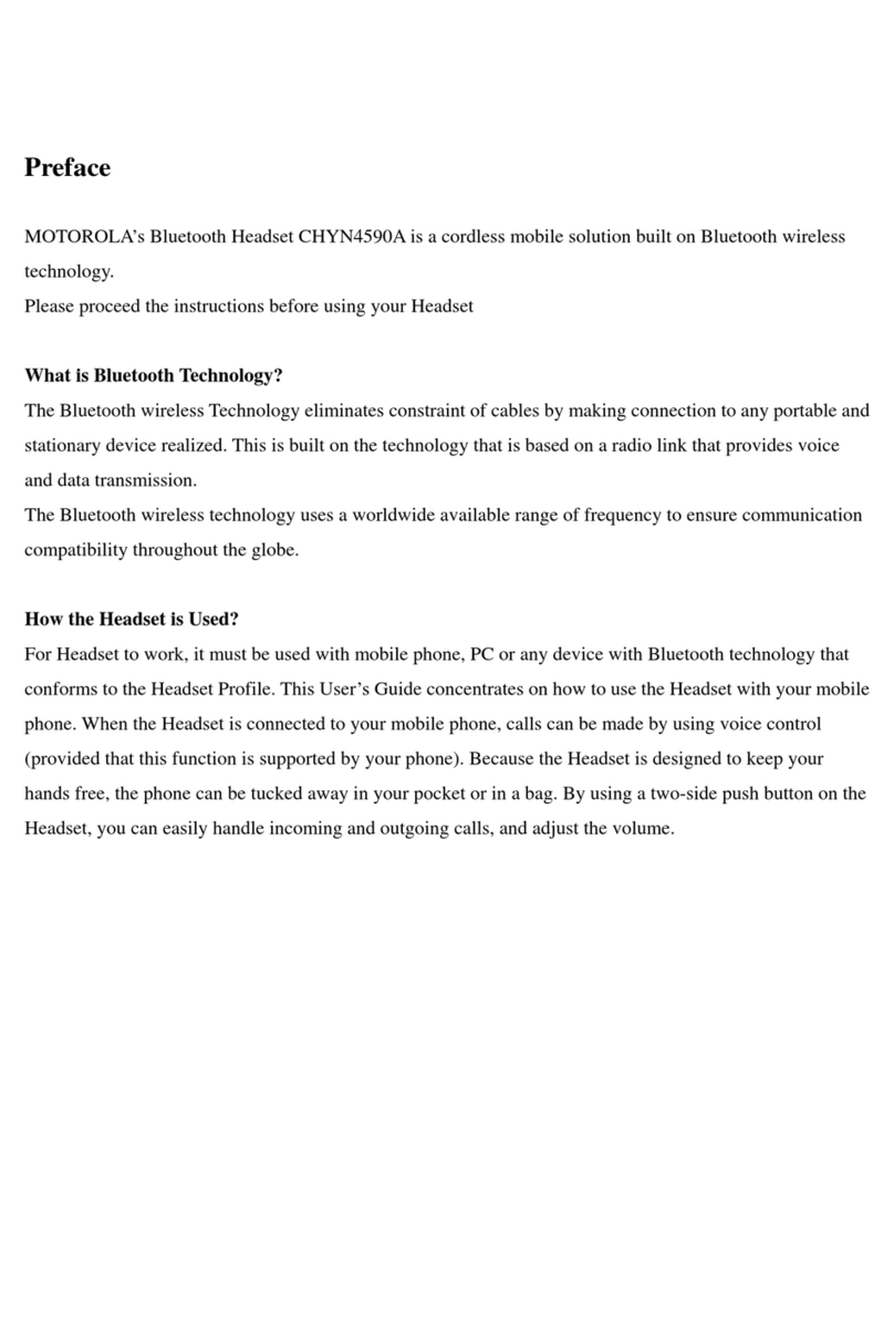 Motorola CHYN4590A User manual