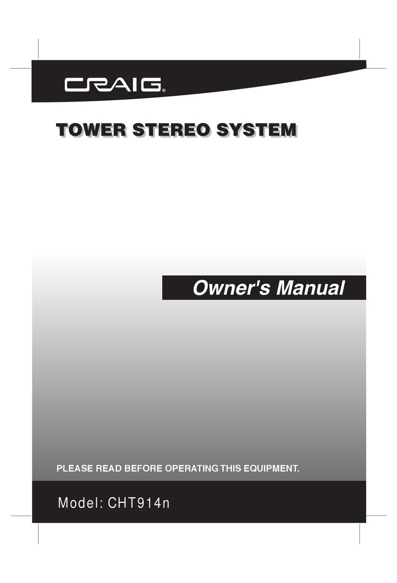 Craig CHT914n owner's manual
