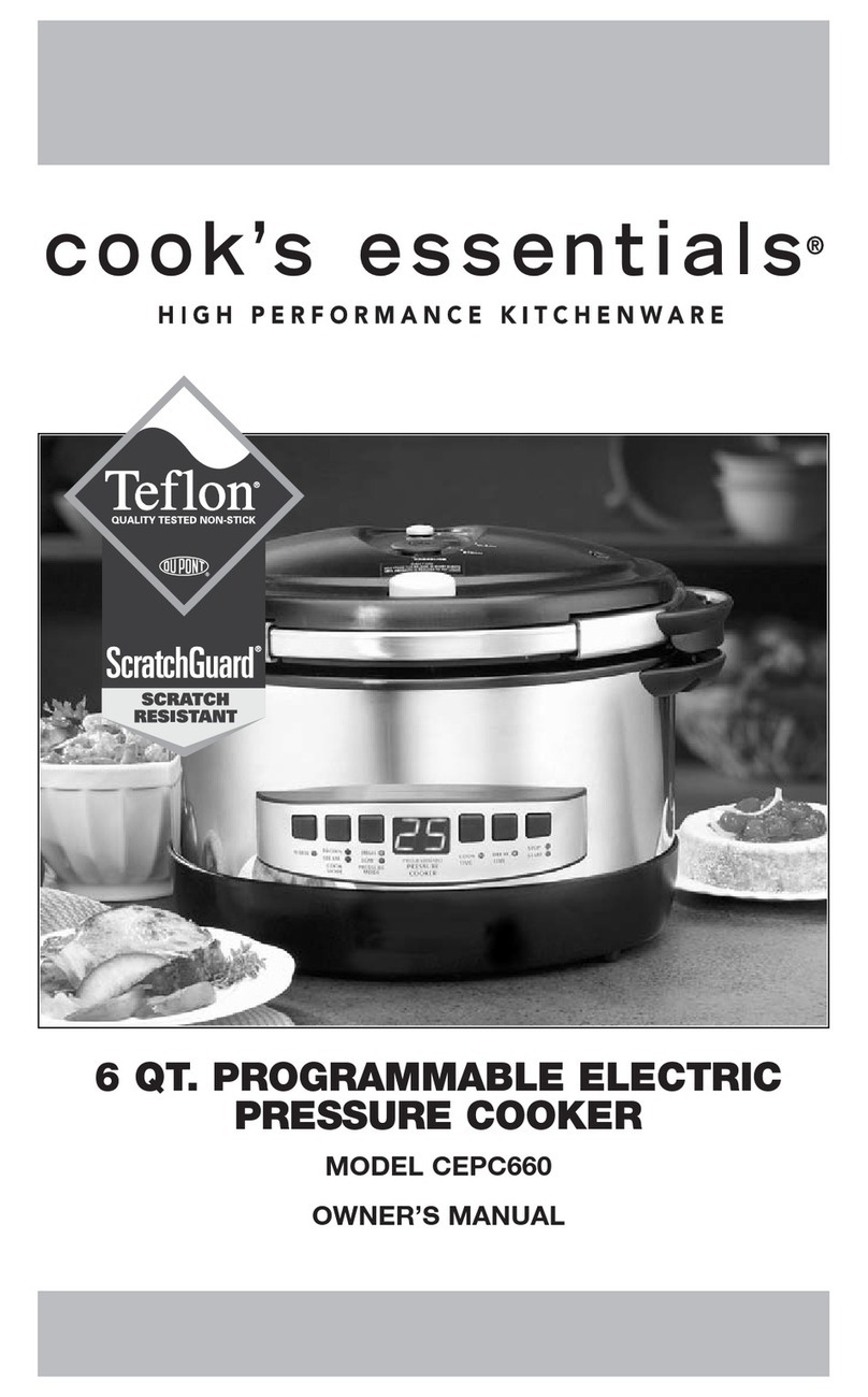 Cook's essentials CEPC660 owner's manual