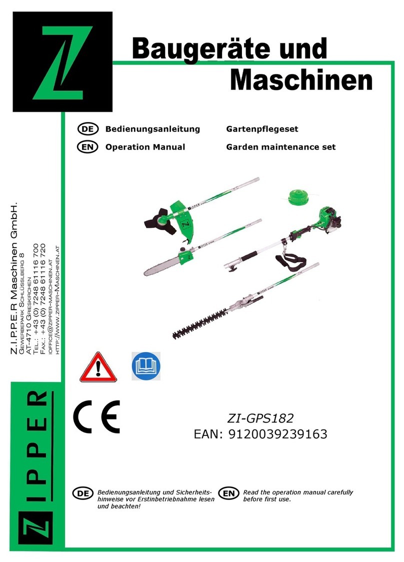 Zipper Mowers ZI-GPS182 User manual