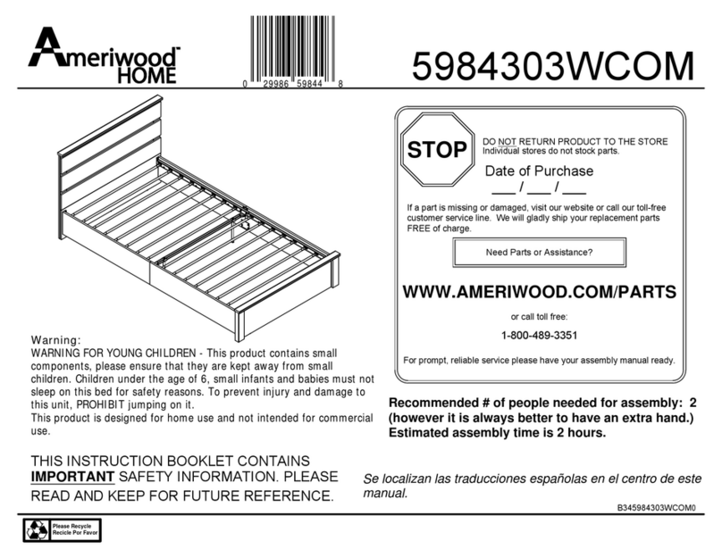 Ameriwood HOME 5984303WCOM Instruction booklet