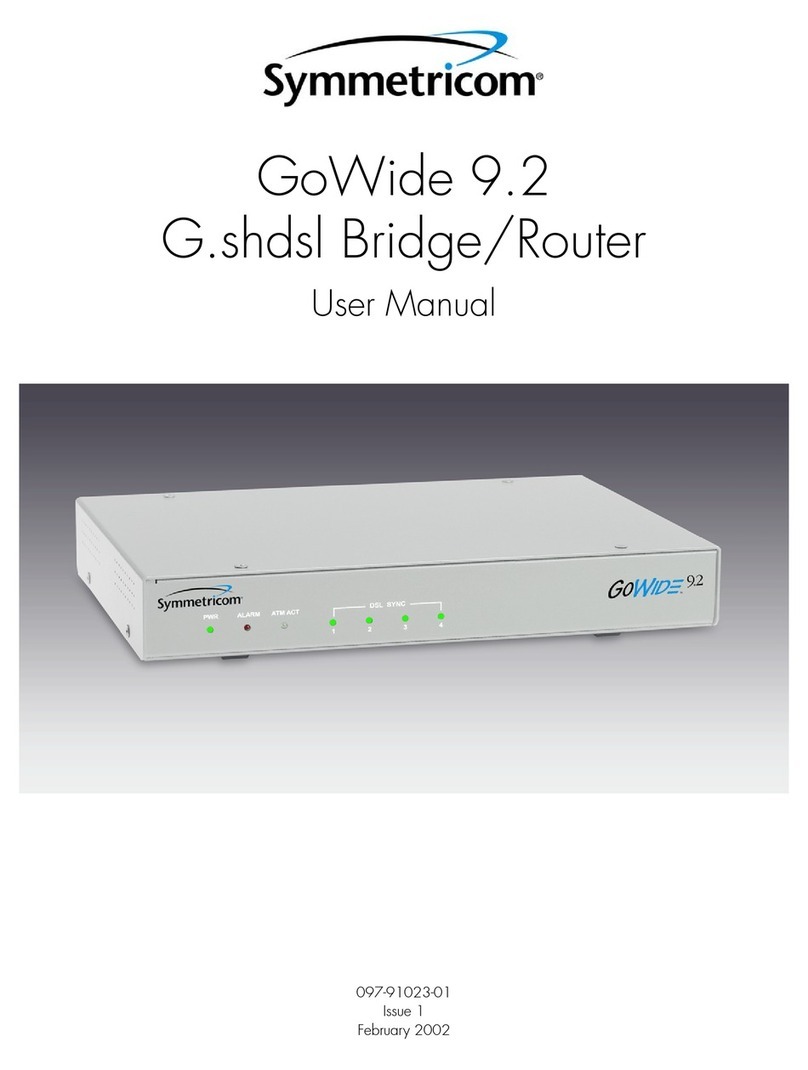 Symmetricom GoWide 9.2 user manual