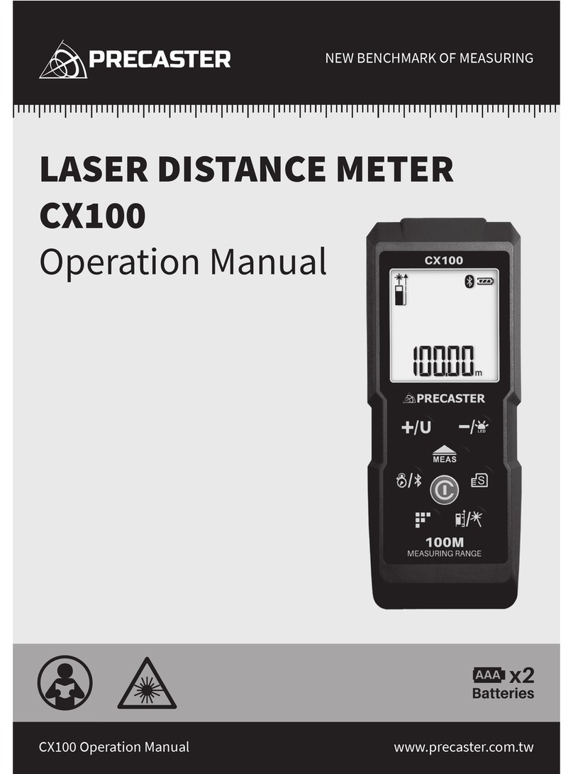 Precaster CX100 User manual