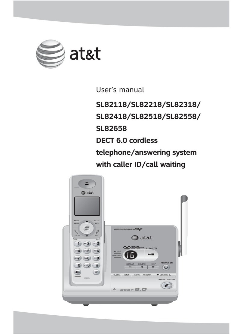 AT&T SL82118 User manual