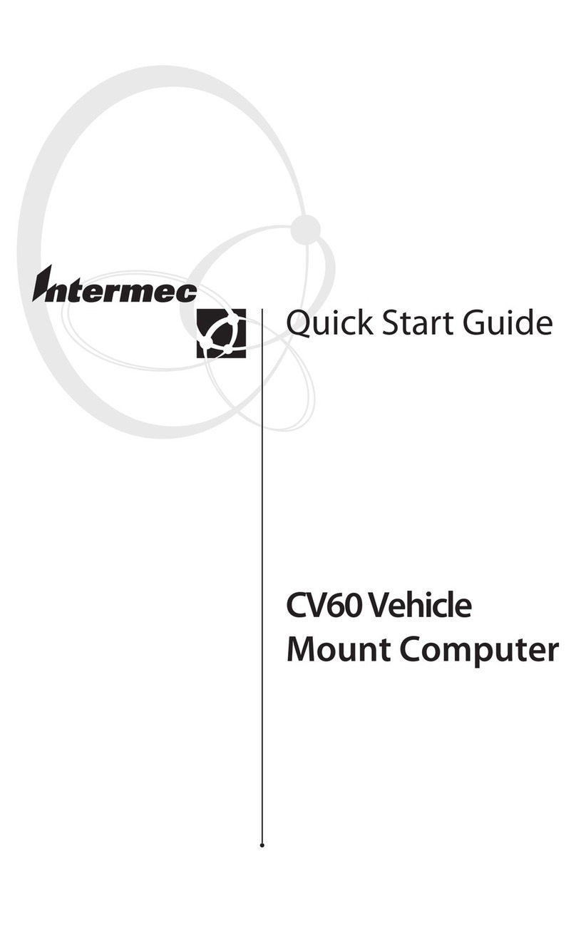 Intermec CV60 quick start guide