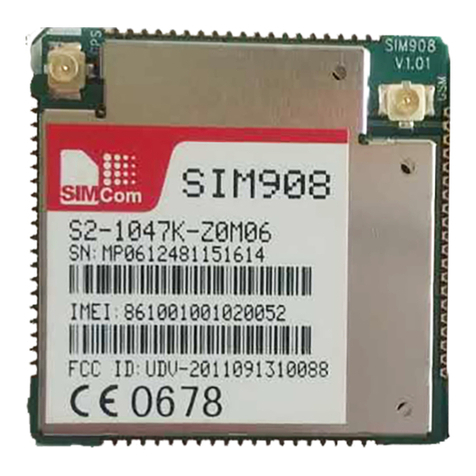 SimCom SIM908 User manual