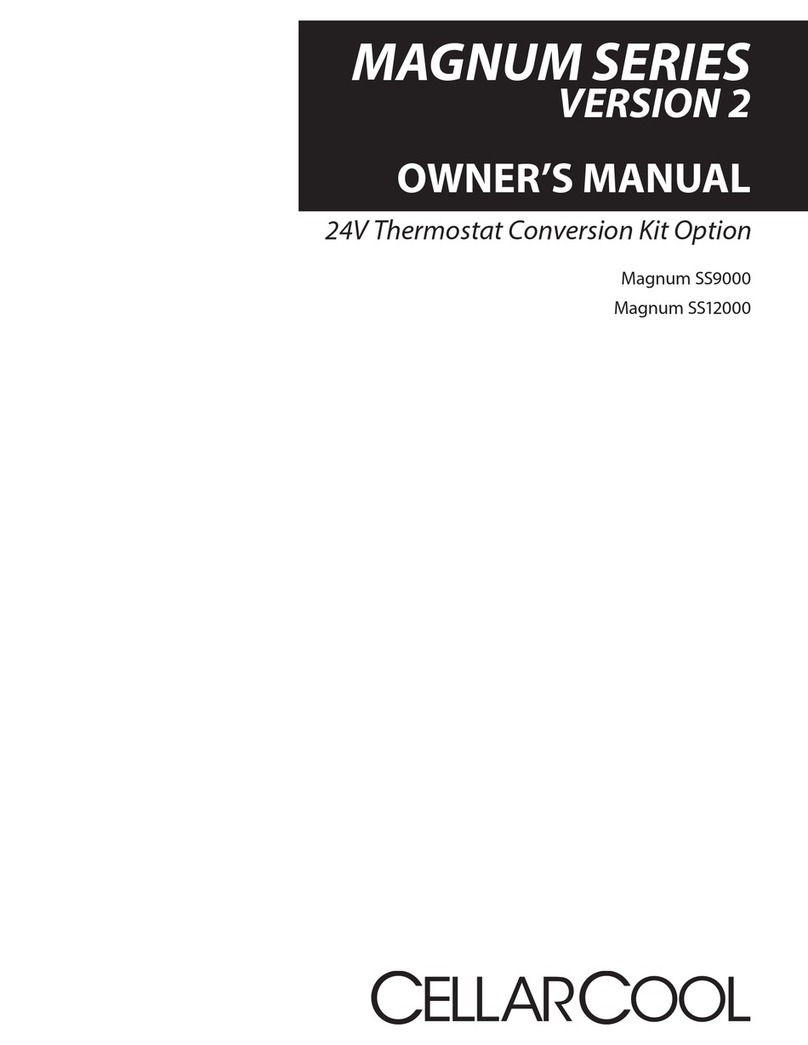 Cellar Cool Magnum SS9000 owner's manual
