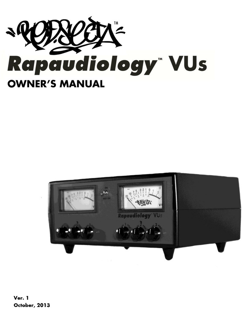 Redsecta Rapaudiology owner's manual