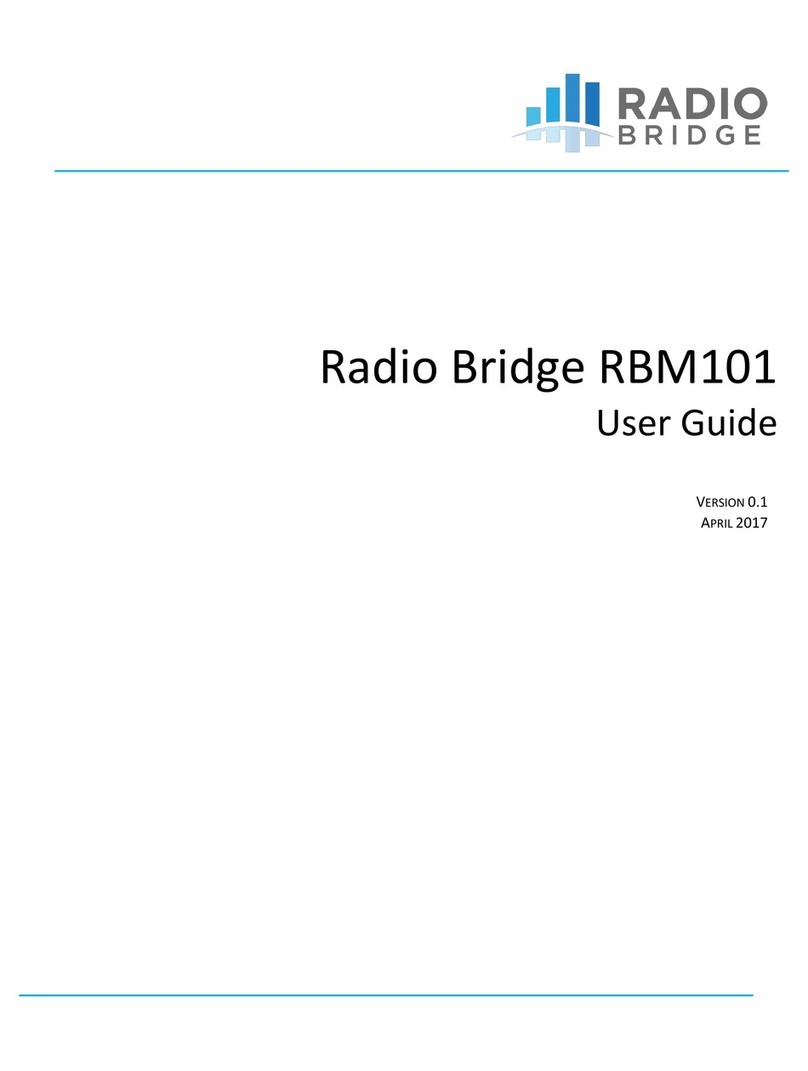 Radio Bridge RBM101 user guide