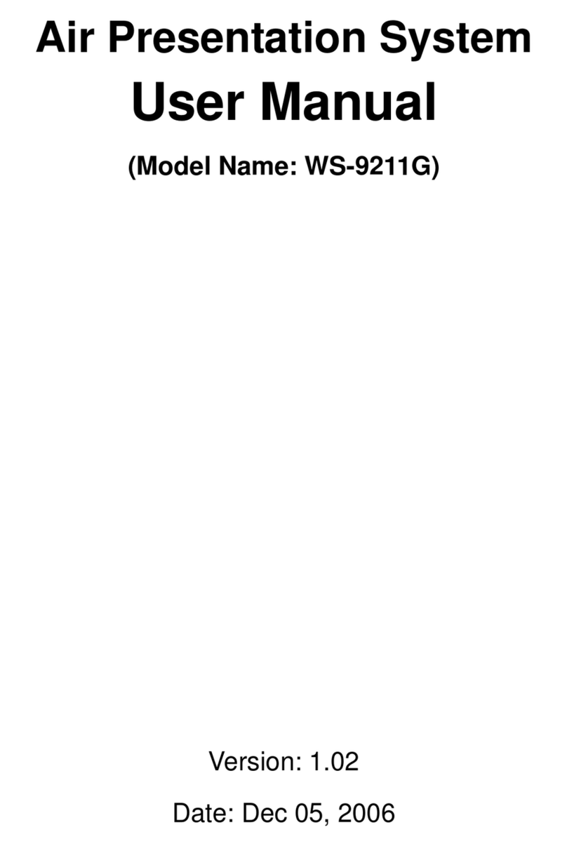 Optoma WS-9211G user manual