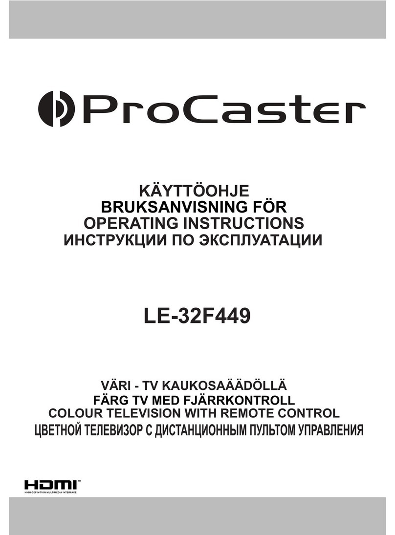 PROCASTER LE-32F449 User manual