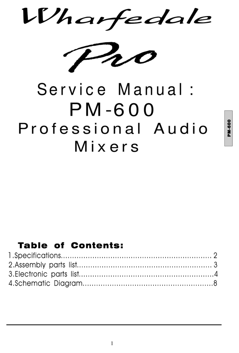 Wharfedale Pro PM 600 System Service manual Wharfedale Pro PM 600 System Service manual