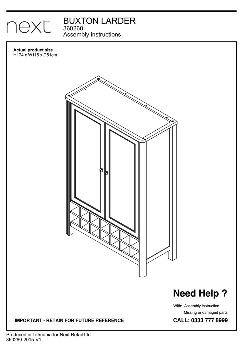 Next 360260 User manual Next 360260 User manual