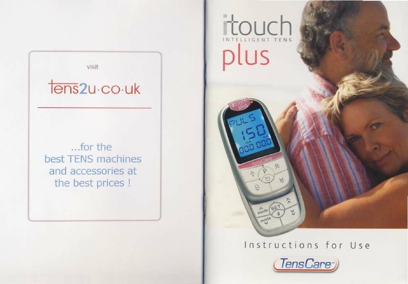 TENS2U ITOUCH PLUS Instructions for use