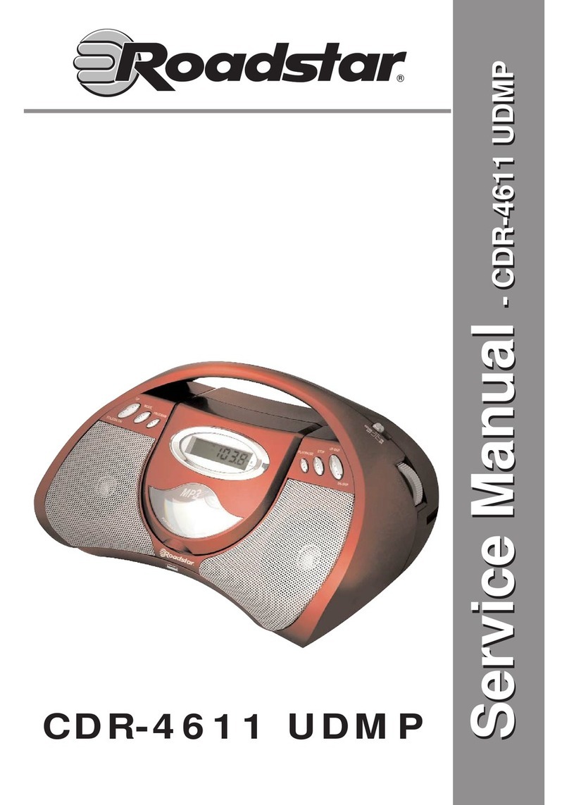 Roadstar CDR-4611 UDMP User manual