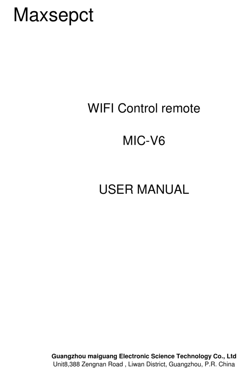 Maxsepct MIC-V6 user manual