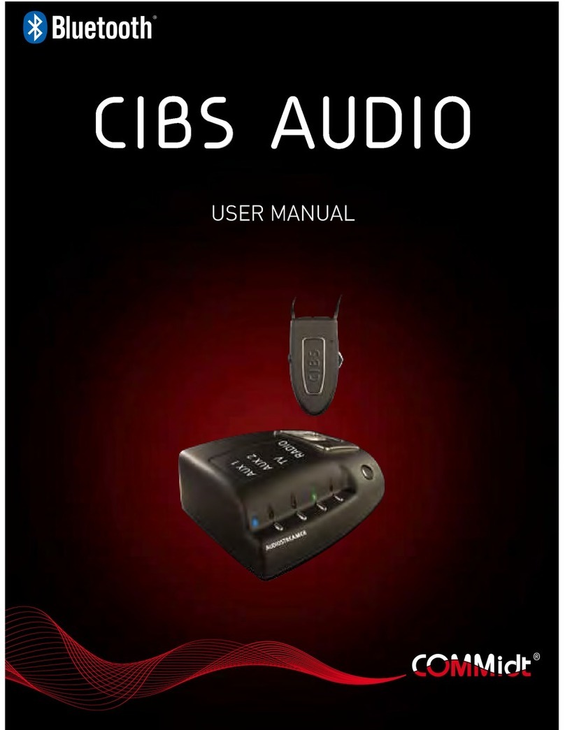 Commidt CIBS AUDIO user manual