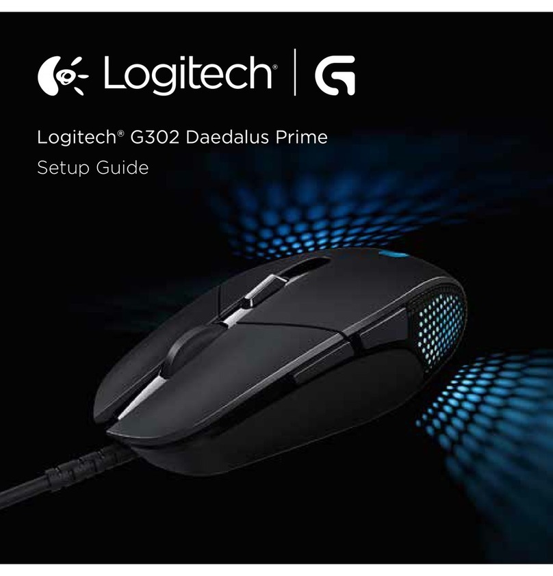 Logitech G302 Daedalus Prime User manual Logitech G302 Daedalus Prime User manual