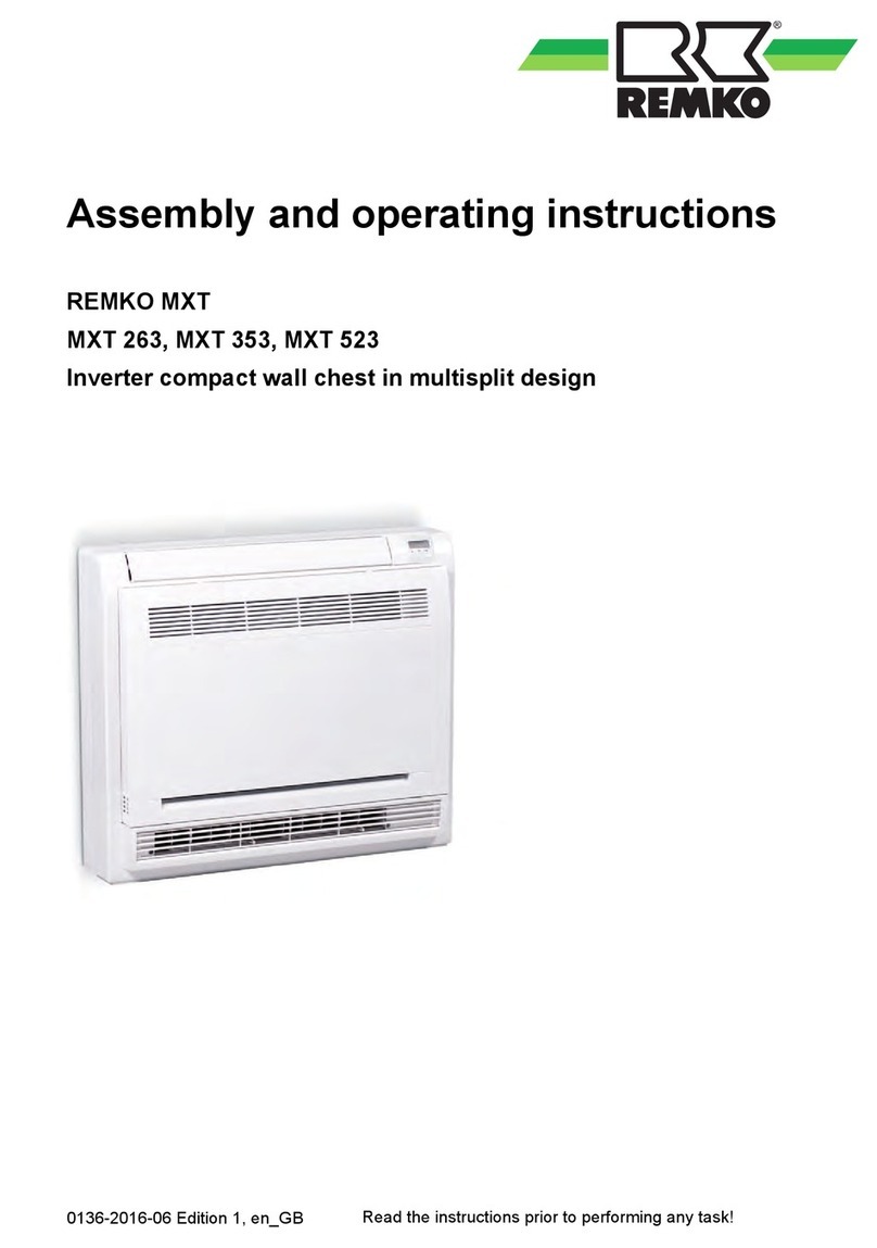 REMKO MXT 263 Assembly and operating instructions