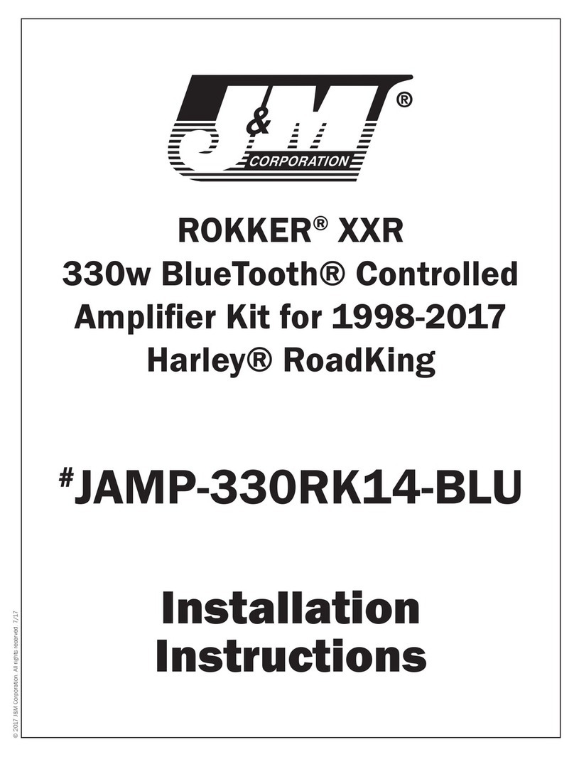 J&M Corporation ROKKER XXR installation instructions