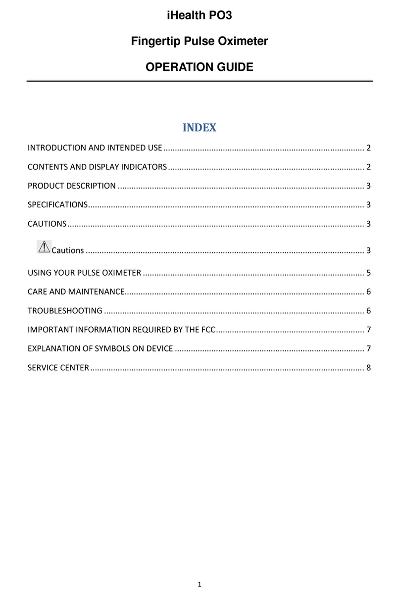iHealth PO3 Operation guide
