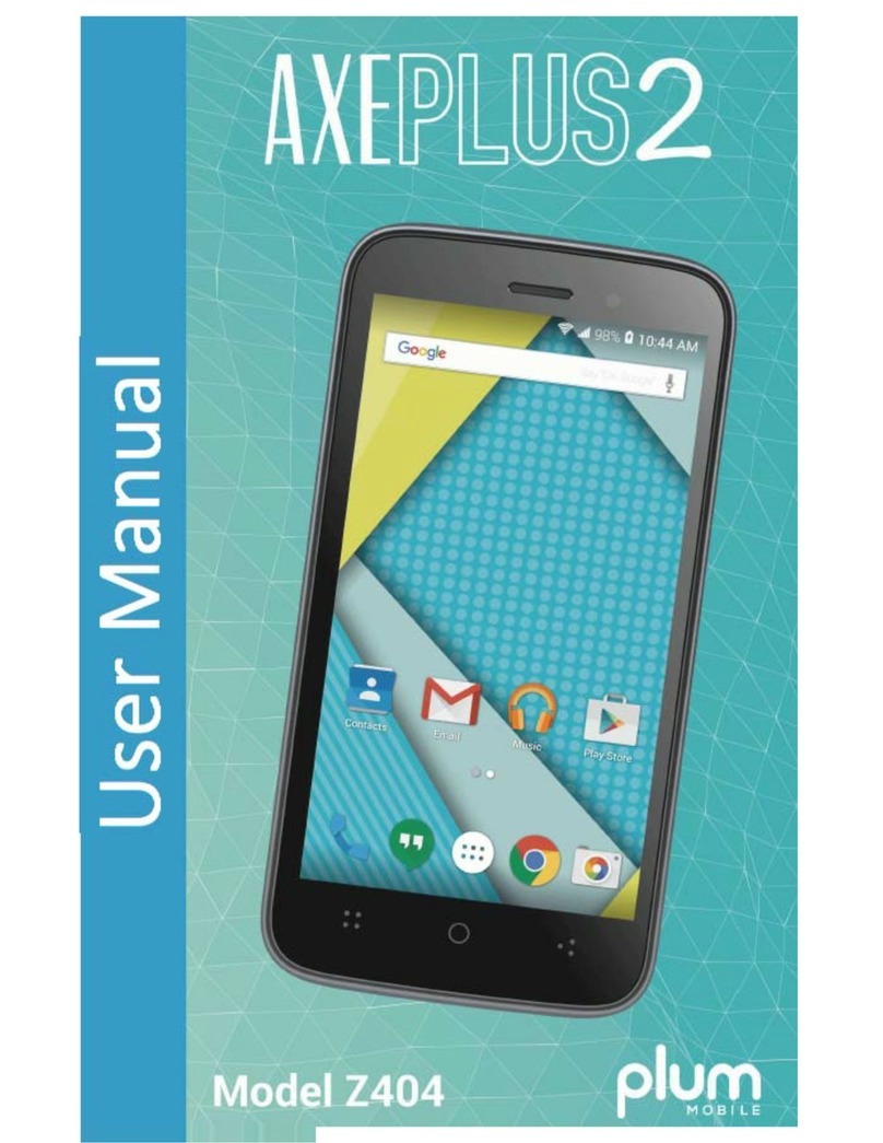 Plum Mobile Axe Plus 2 User manual Plum Mobile Axe Plus 2 User manual