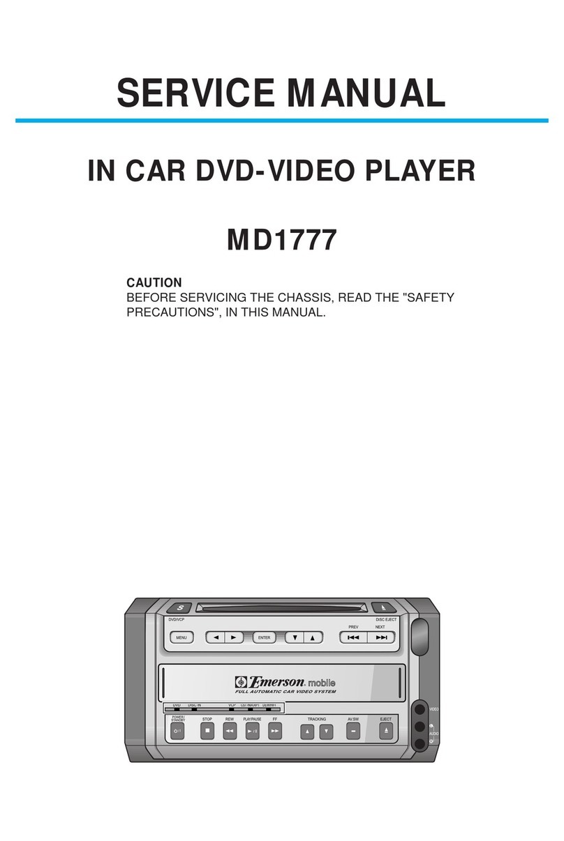Emerson MD1777 Service manual