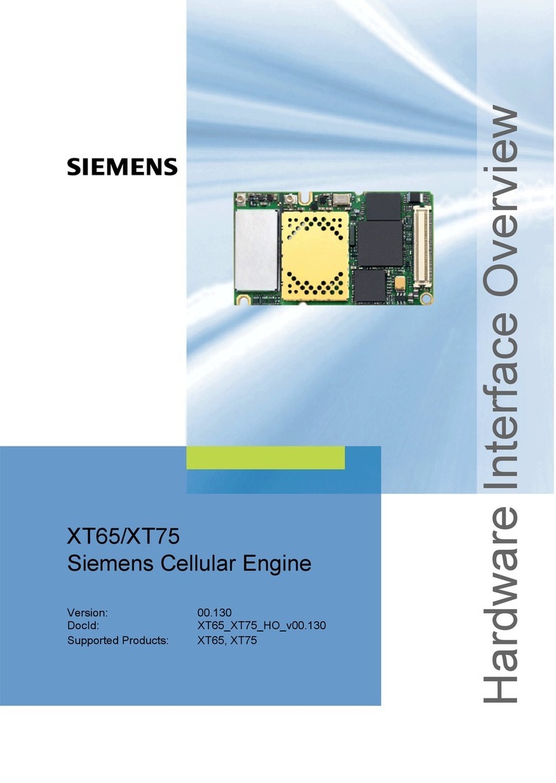 Siemens XT65 Installation guide Siemens XT65 Installation guide