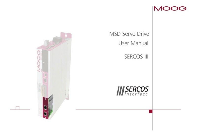 Moog MSD User manual