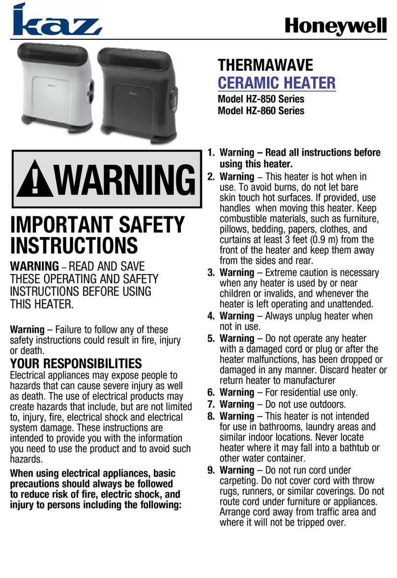 Honeywell HZ-850 Series User manual